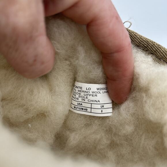 EMU Bronte Lo Suede Upper Boot w/ Merino Wool Lining Size W-F10/M-H9 Beige Clean - Picture 11 of 16